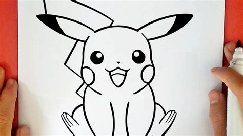 desenho do pikachu de desenhar|COMO DESENHAR O PIKACHU